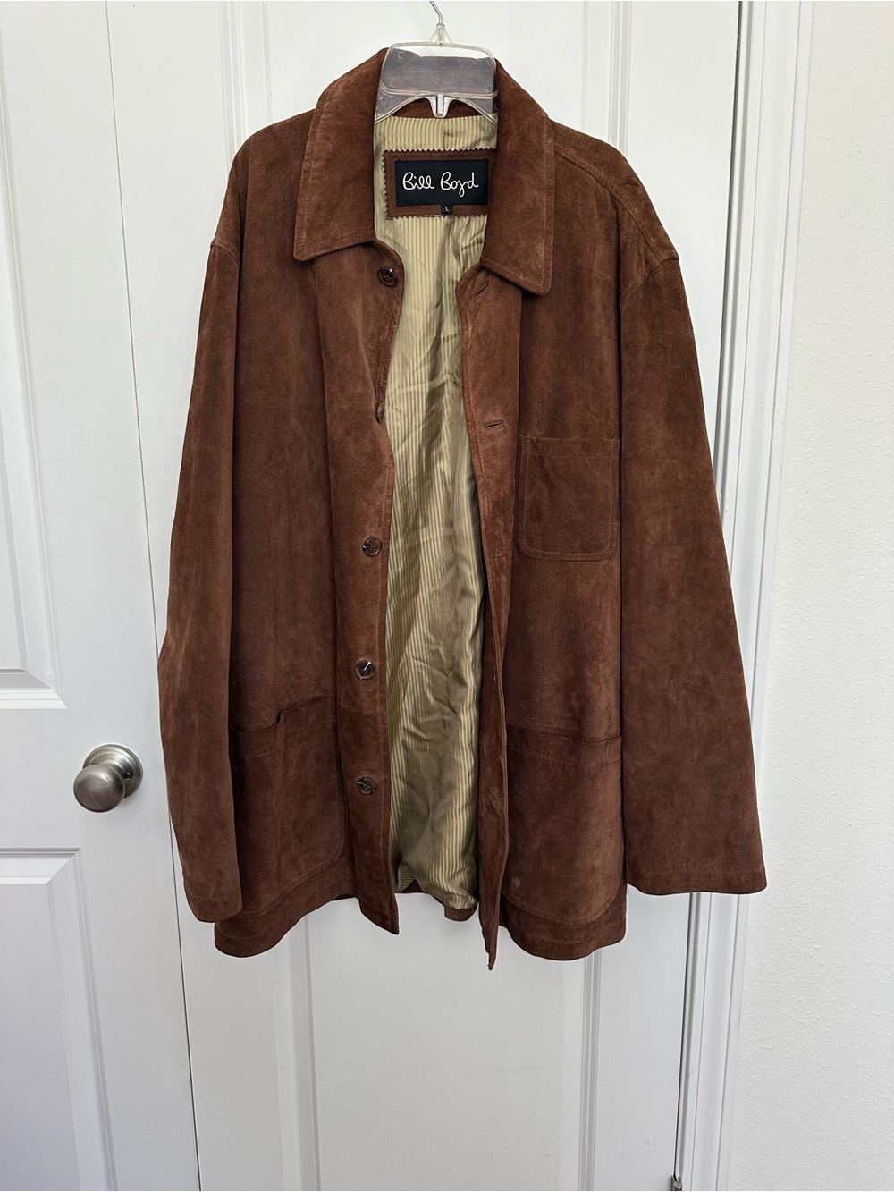 Vintage Bill Boyd Men’s Brown Suede Jacket